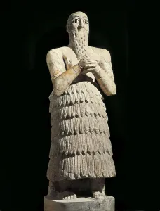 Mesopotamia Prints: Statue of Itur-Shamagen, King of Mari