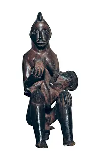 Fertility Prints: Statue of Maternity. Mbala art