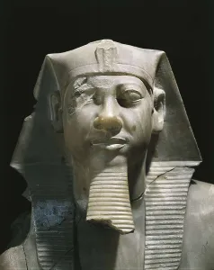 Giza Prints: Statue of Menkaure. 2490 - 2472 BC