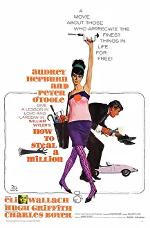 Sports Car Prints: HOW TO STEAL A MILLION, US poster art