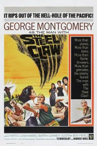Images Dated 22nd April 2014: THE STEEL CLAW, US poster, George Montgomery (bottom right), 1961