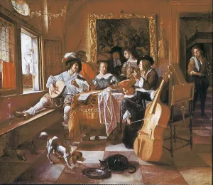 Steen Prints: Steen, Jan (1626-1679). The Family Concert