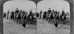 Wyoming Prints: Stereocard of President Theodore Roosevelt