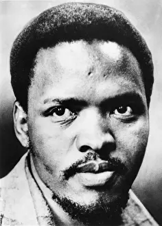 Civil Rights Prints: Steve Biko, South African leader of the Black Consciousness Movement
