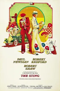 Redford Prints: THE STING, from left center: Robert Redford, Paul Newman, Robert Shaw, 1973