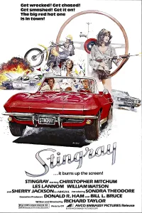 1978 Movies Prints: STINGRAY, in car from left: Les Lannom