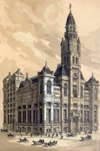 Stock Market Prints: Stock Exchange in Chicago, Illinois, 1886