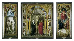 Adam Prints: STOCKT, Vrancke van der (1420-1495). Triptych of the Redemption. ca. 1460