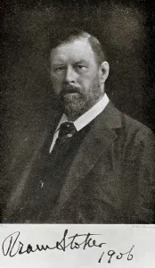 Irishman Prints: STOKER, Bram (1847-1912). Portrait of 1906 with signature