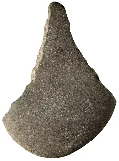 Prehistory Prints: Stone tip. Mesolithic art. SPAIN