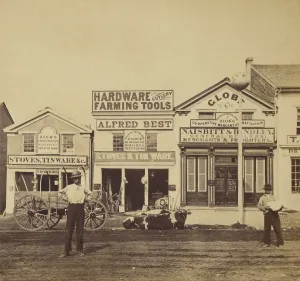 Business Prints: Three stores in Salt Lake City post signs