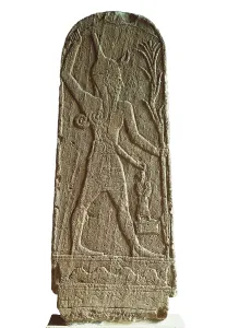 Syria Prints: The storm-god Baal. Mesopotamian art