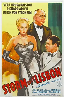 Bow Tie Prints: STORM OVER LISBON, US poster, from left: Vera Ralston