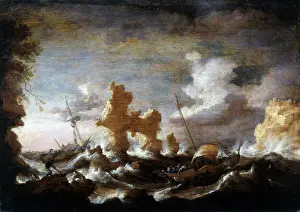 Storm Prints: Storm on the Sea, attributed to Bonaventura Peeters