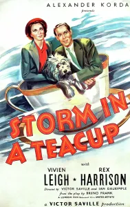 Teacup Prints: STORM IN A TEACUP, Vivien Leigh, Rex Harrison, 1937