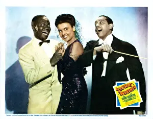 1943 Movies Prints: STORMY WEATHER, US lobbycard, from left: Bill Robinson, Lena Horne, Cab Calloway, 1943