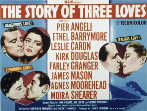Douglas Prints: THE STORY OF THREE LOVES, Kirk Douglas