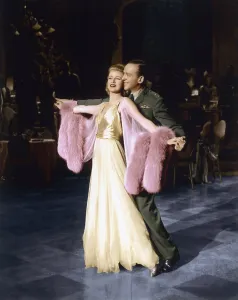 Fur Trim Prints: THE STORY OF VERNON AND IRENE CASTLE, (from left): Ginger Rogers, Fred Astaire, 1939