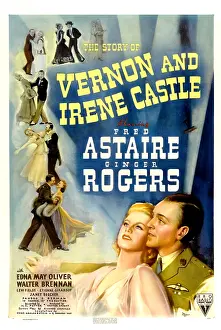 THE STORY OF VERNON AND IRENE CASTLE, bottom from left: Ginger Rogers, Fred Astaire, 1939