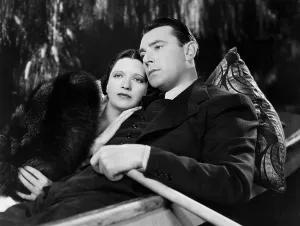 Canoe Prints: STRANDED, from left, Kay Francis, George Brent, 1935