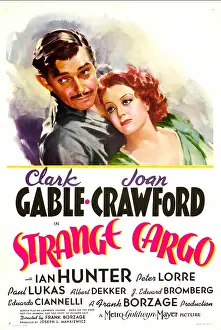 Crawford Prints: STRANGE CARGO, Clark Gable, Joan Crawford, 1940