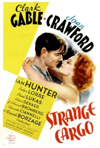 Arms Around Shoulders Prints: STRANGE CARGO, Clark Gable, Joan Crawford, 1940