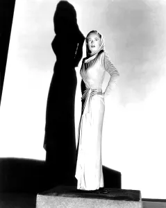 Geraldine Prints: THREE STRANGERS, Geraldine Fitzgerald, in a gown by Milo Anderson, 1946