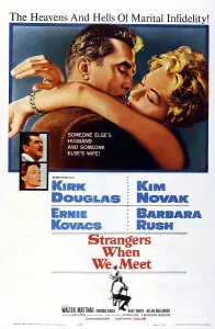 Ernie Prints: STRANGERS WHEN WE MEET, US poster art