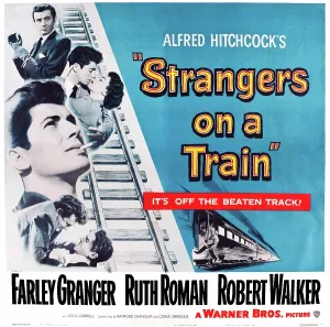 Walker Prints: STRANGERS ON A TRAIN, US poster art