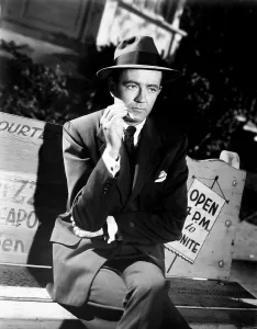 Bench Prints: STRANGERS ON A TRAIN, Robert Walker, 1951