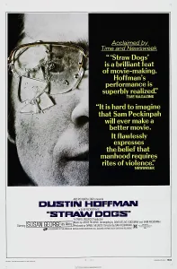 Thriller Prints: STRAW DOGS, US poster, Dustin Hoffman, 1971