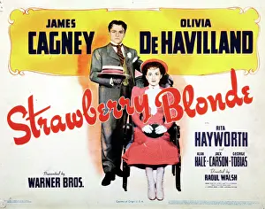 August Prints: THE STRAWBERRY BLONDE, James Cagney, Olivia de Havilland, 1941