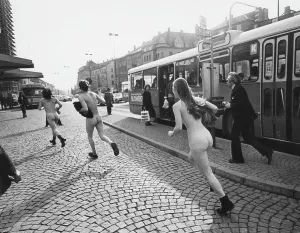 Munich Prints: Streakers in Munich, Germany, 1974.. Courtesy: CSU Archives / Everett Collection