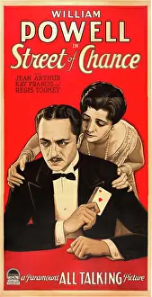 Images Dated 18th January 2013: STREET OF CHANCE, US poster art, from left: William Powell, Kay Francis, 1930