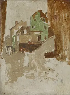 Abstract Prints: Street in Montmartre, Paris, by George Hendrik Breitner