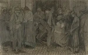 Depression Prints: Street Scene in London, by Jan Toorop