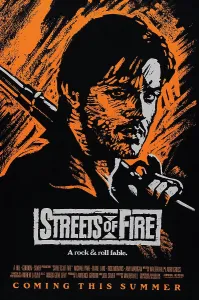 Pare Prints: STREETS OF FIRE, US advance poster