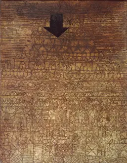 Swiss Prints: STRICKEN CITY, by Paul Klee, 1936