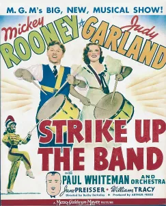 Rooney Prints: STRIKE UP THE BAND, center from left: Mickey Rooney