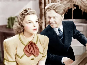 Playing Piano Prints: STRIKE UP THE BAND, from left: Judy Garland, Mickey Rooney, 1940