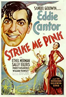 Red Dress Prints: STRIKE ME PINK, top left: Eddie Cantor, 1936