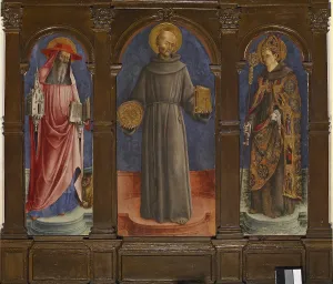 Habit Prints: Sts Jerome, Bernardine of Siena and Louis of Toulouse