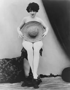 Flapper Prints: Studio portrait titled MISS MODESTY