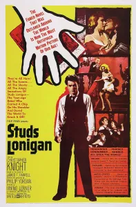Knight Prints: STUDS LONIGAN, US poster, Christopher Knight, 1960