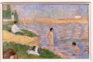 Coastline Prints: Study for Bathers at Asnires, by Georges Seurat