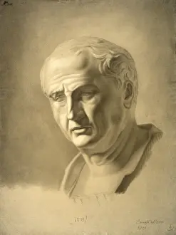 Filming Prints: Study of the bust of Vespasian (Studio dal busto di Vespasiano)