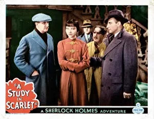 Overcoat Prints: A STUDY IN SCARLET, US lobbycard