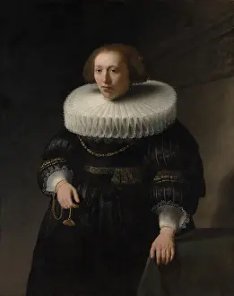 Posing Prints: STUDY OF A YOUNG WOMAN, by Rembrandt