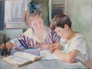 Teaching Prints: Studying Children, by Armando Spadini