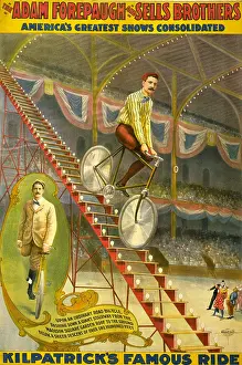 Amputee Prints: Stunt bicyclist Kilpatrick, who had only one leg